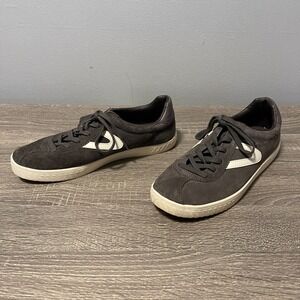 Tretorn Camden 3 Sneakers Womens 8 Gray Suede Leather Lace Up Casual Shoes